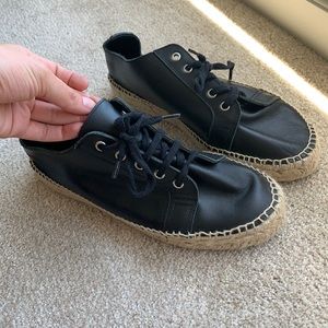 SAKS FIFTH AVE Leather Sneakers